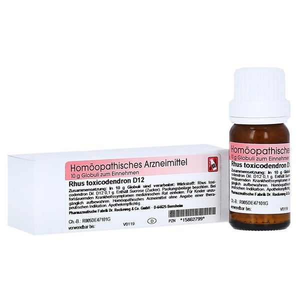 Dr. Reckeweg Rhus Toxicodendron D12 Globuli 10 g