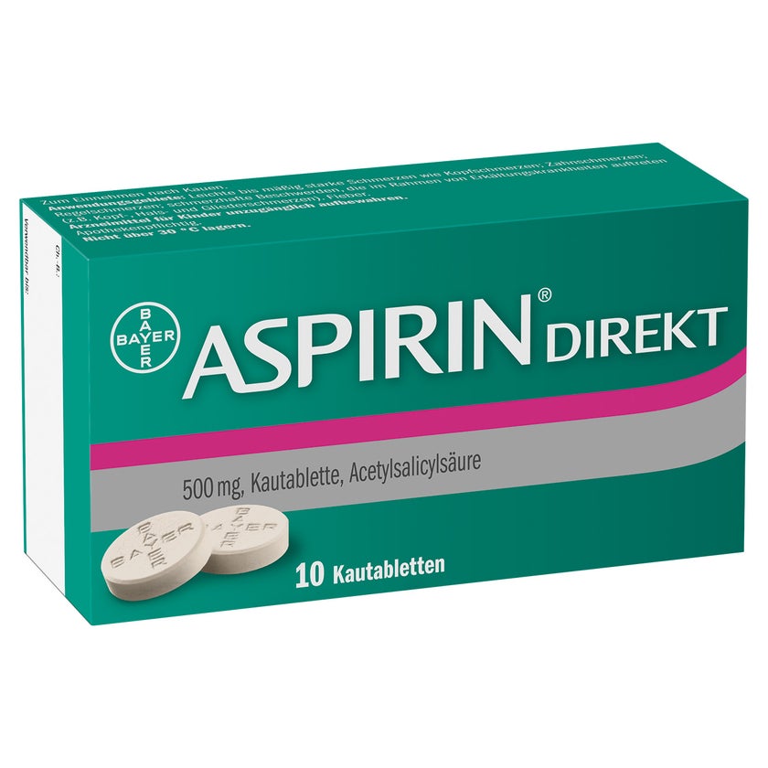 Aspirin® Direkt Kautabletten 10 St