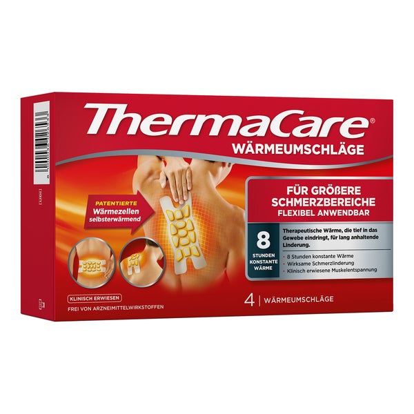 ThermaCare Wärmeauflagen Schmerzbereiche 4 St
