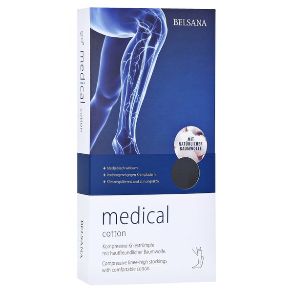 Belsana med Cotton AD Gr.M Gr.36-38 schw 2 St