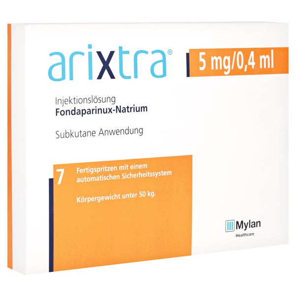 ARIXTRA 5 mg/0,4 ml Inj.-Lsg.i.e.Fertigspritze 7X0,4 ml