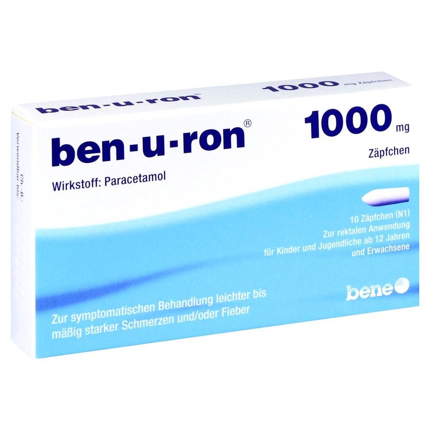 Ben-u-ron 1000 mg Erwachsenensuppositorien 10 St