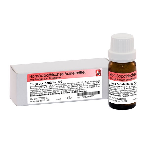 Dr. Reckeweg Thuja D30 Globuli 10 g