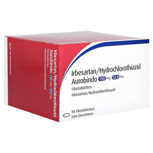 IRBESARTAN/HCT Aurobindo 150/12,5 mg Filmtabletten 98 St