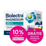 Produktabbildung: Biolectra Magnesium 300 mg Kapseln 40 St