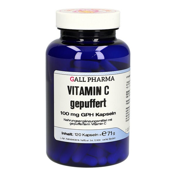 Vitamin C Gepuffert 100 mg GPH Kapseln 120 St