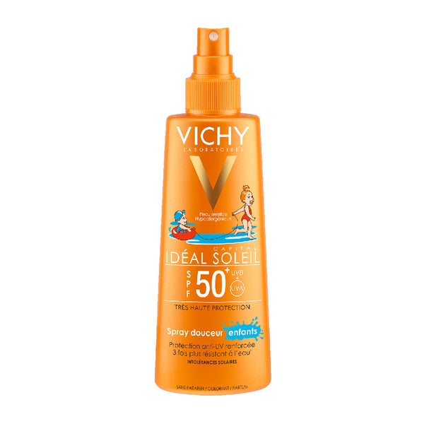 Vichy Idéal Soleil Kinderspray LSF 50+ für Gesicht und Körper 200 ml