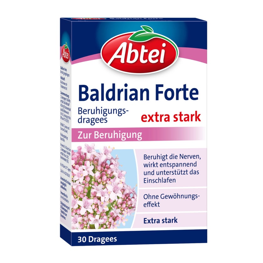 Abtei Baldrian Forte Beruhigungsdragees 30 St