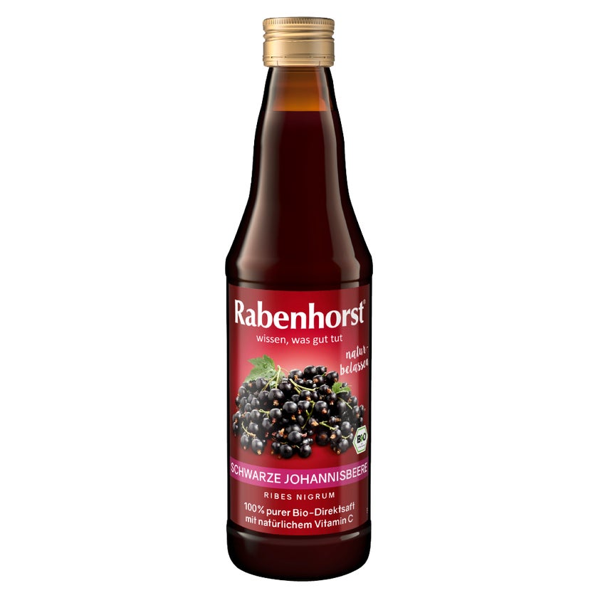 Rabenhorst Schwarzer Johannisbeer Bio Muttersaft 330 ml