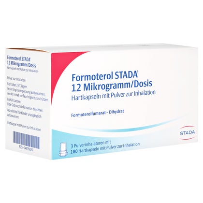 FORMOTEROL STADA 12 Mikrogramm/Dos.Hkp.m.Plv.z.In. 3X60 St kaufen mit E ...