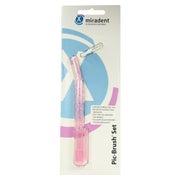 Produktabbildung: Miradent Interdentalbürste Pic-Brush 1er Set Pink 1 St