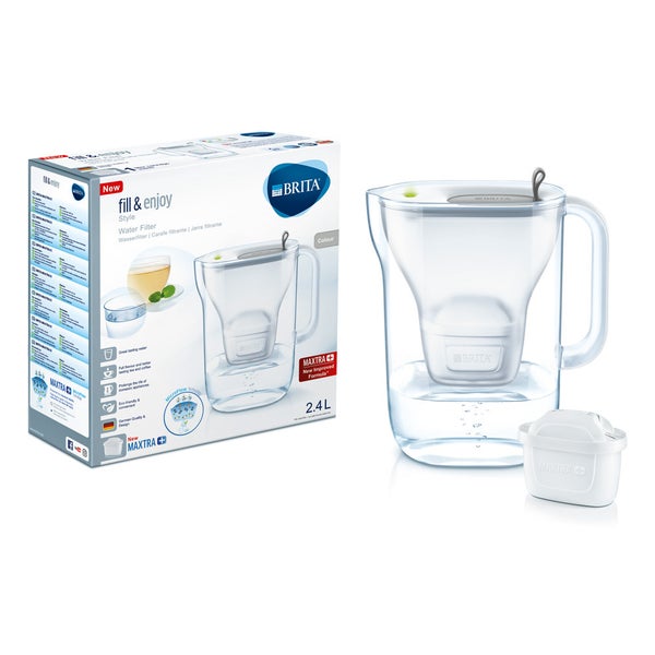 BRITA fill & enjoy Wasserfilter Style grey 1 St