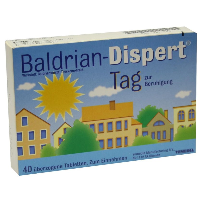 Baldrian Dispert Tag überzogene Tabletten 40 St
