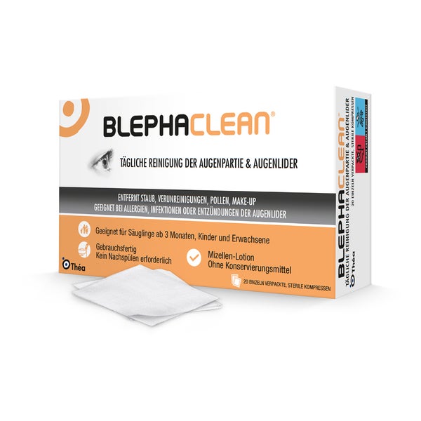 Blephaclean Kompressen zur Lidreinigung 20 Stück 20 St