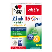 Produktabbildung: Doppelherz aktiv Zink + Histidin + Vitamin C Depot 30 St
