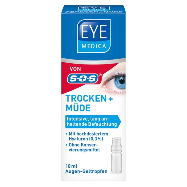 EyeMedica Trocken + Müde | Hyaluron Augentropfen | 10 ml 1 St