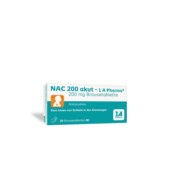 NAC 200 Akut-1 A Pharma Brausetabletten 20 St