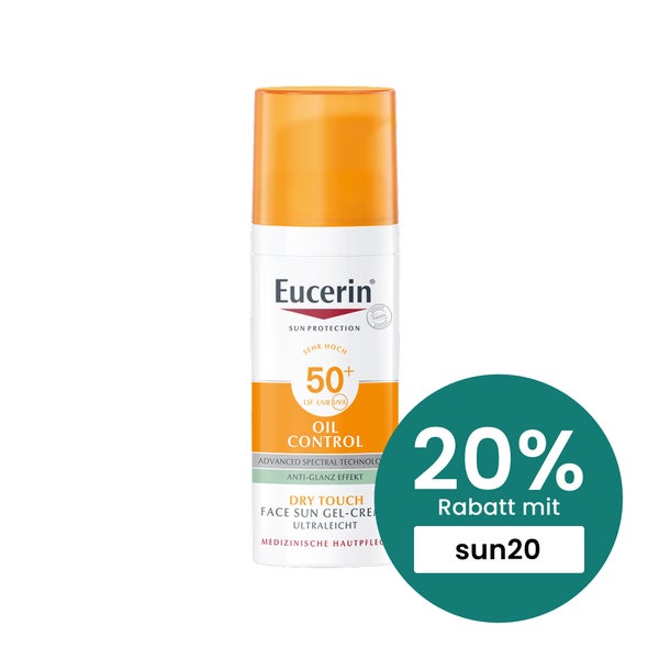 Eucerin Oil Control Face Sun Gel-Creme LSF 50+ 50 ml