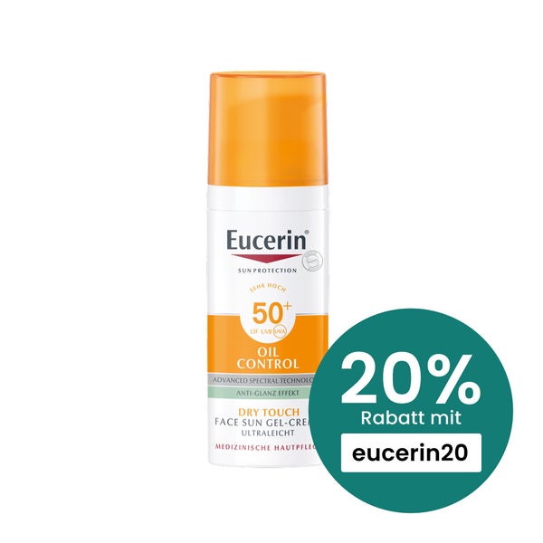 Eucerin Oil Control Face Sun Gel-Creme LSF 50+ 50 ml