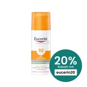 Produktabbildung: Eucerin Oil Control Face Sun Gel-Creme LSF 50+ 50 ml