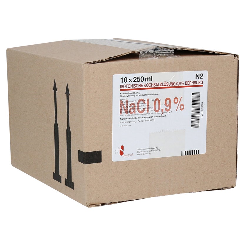 Isotonische Kochsalzlsg.0,9% Bernburg In 10X250 ml