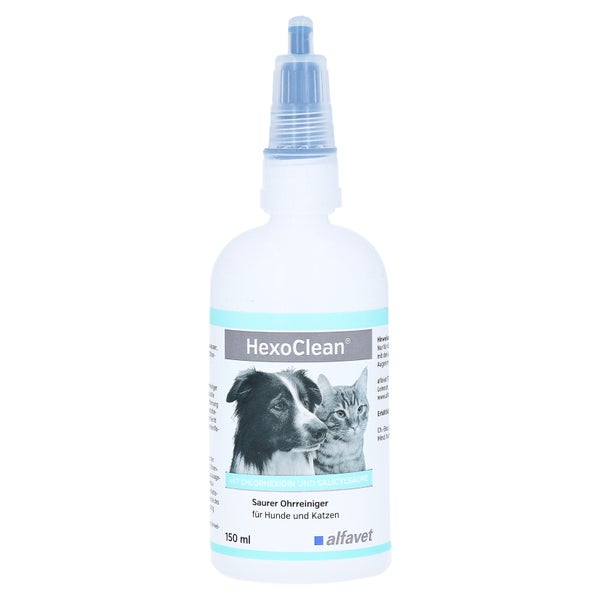 Hexoclean Saurer Ohrreiniger f.Hunde und 150 ml