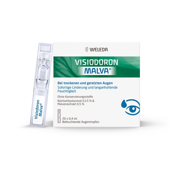 Visiodoron Malva Augentropfen in Monodosen 20X0,4 ml