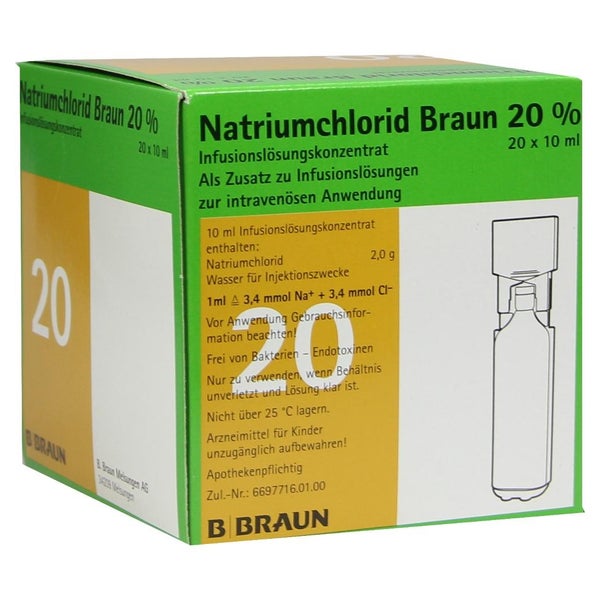 Natriumchlorid 20% MPC Elektrolytkonzent 20X10 ml
