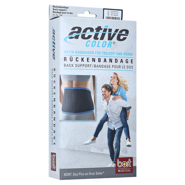 BORT Activecolor Rückenbandage L schwarz 1 St