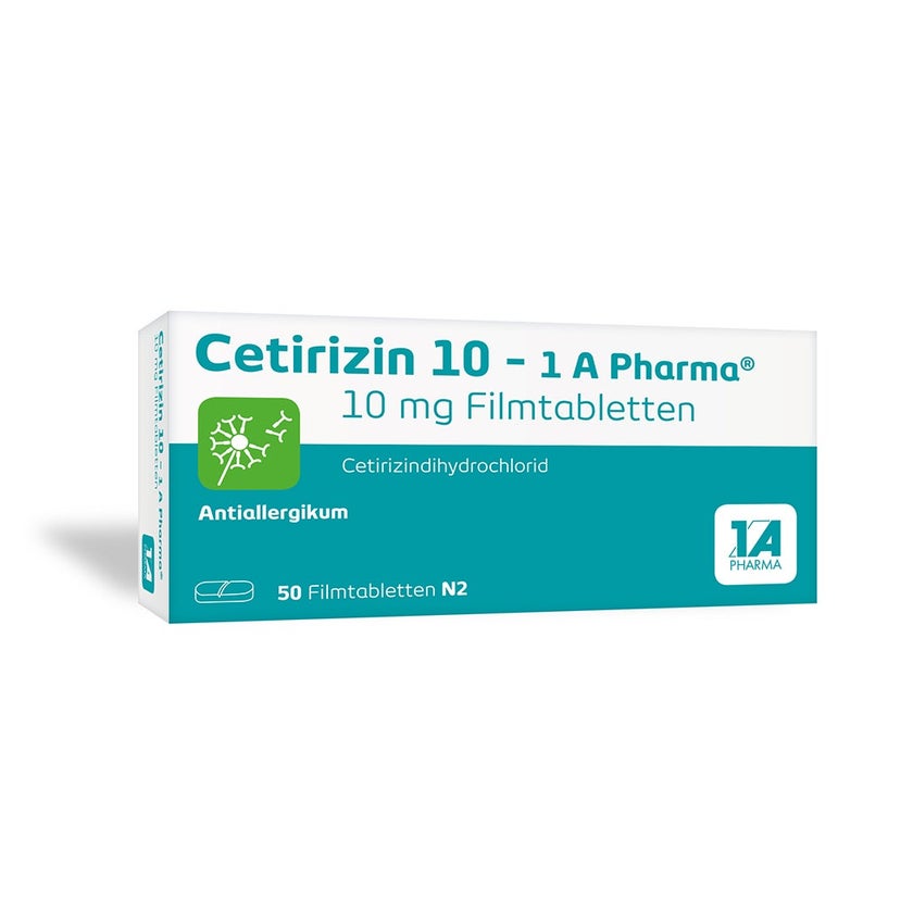 Cetirizin 10 - 1A PHARMA® 50 St