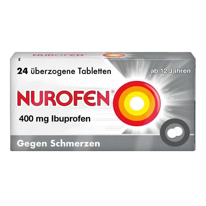 NUROFEN Ibuprofen überzogene Tabletten 400mg 24 St
