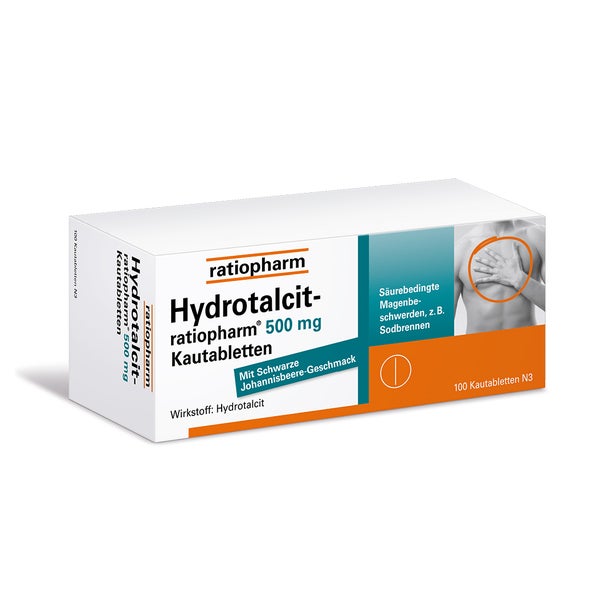 Hydrotalcit-ratiopharm® 500 mg 100 St