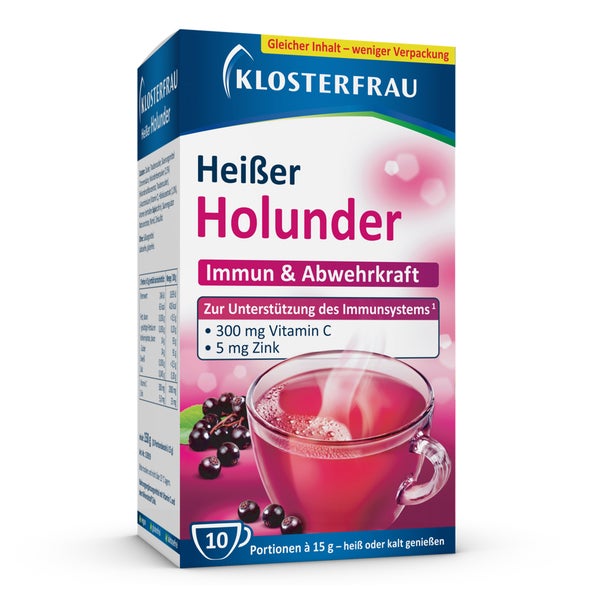 Klosterfrau Broncholind Heißer Holunder 10X15 g