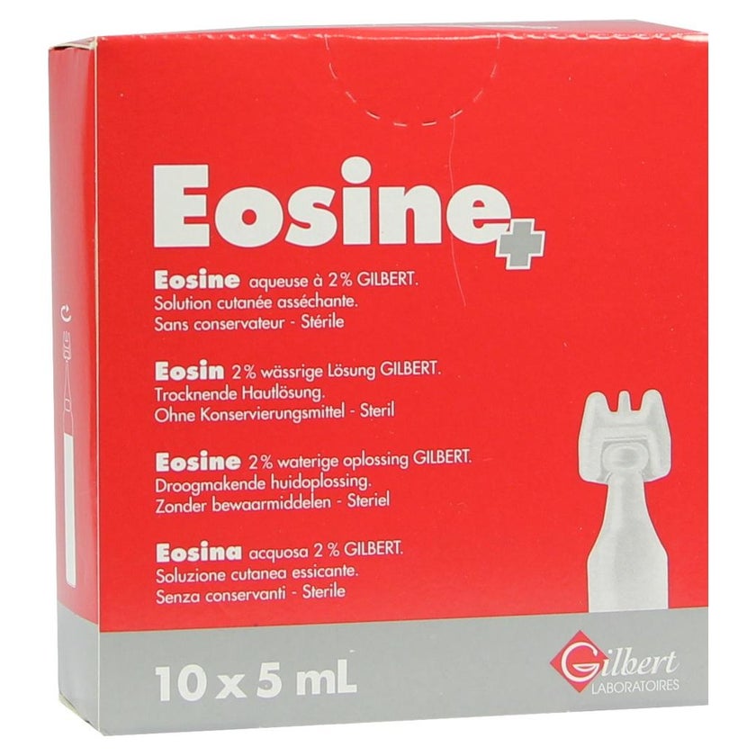 Eosin 2% Wässrige Pflegelösung steril 10X5 ml