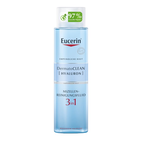 Eucerin DermatoClean [HYALURON] Mizellen-Reinigungsfluid 3 in 1 400 ml