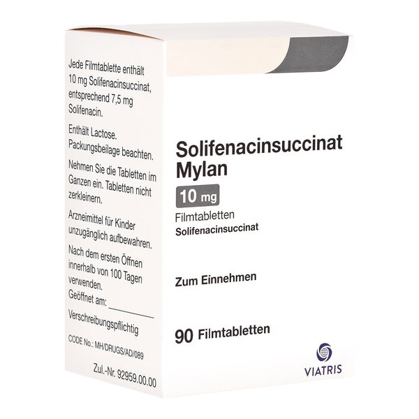 SOLIFENACINSUCCINAT Mylan 10 mg Filmtabletten 90 St