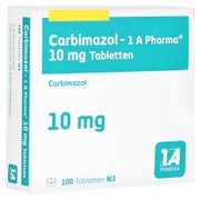 Carbimazol-1a Pharma 10 mg Tabletten 100 St