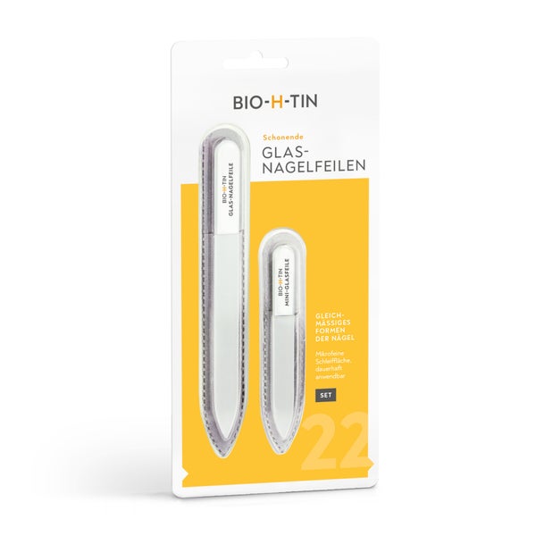 Bio-h-tin Glas Nagelfeile Set 1 St