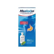 Produktabbildung: Maaloxan Liquid Pfefferminz-Geschmack Flasche 250 ml