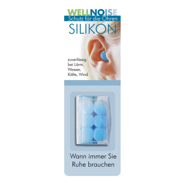 Wellnoise Ohrenstopfen blau Blister 3X2 St