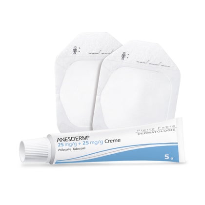 Erfahrungen zu ANESDERM 25 mg/g Creme + 2 Pflaster 5 g | medpex