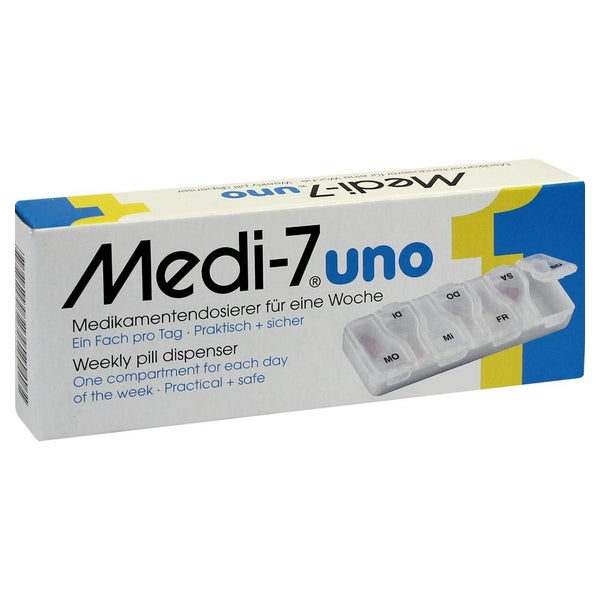 MEDI 7 uno Medikamentendosierer 7 Tage 1 St