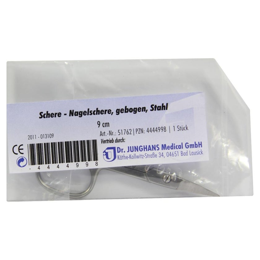 Nagelschere 9 cm gebogen 1 St