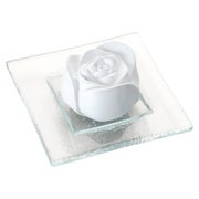 Produktabbildung: Duftstein Rosenblüte Glasteller transpar 1 St