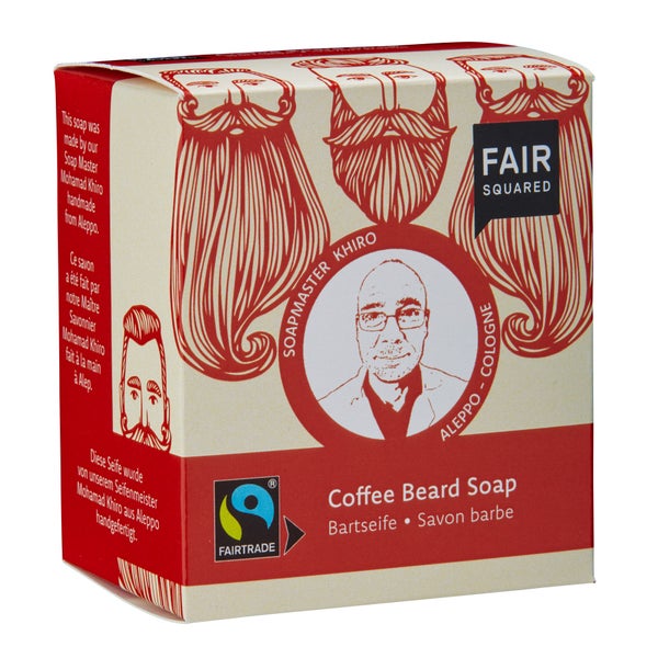 FAIR SQUARED Coffee Beardsoap 2X80 g