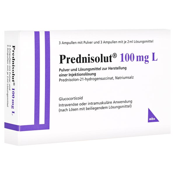PREDNISOLUT 100 mg L Plv.u.Lsm.z.Herst.e.Inj.-Lsg. 3 St