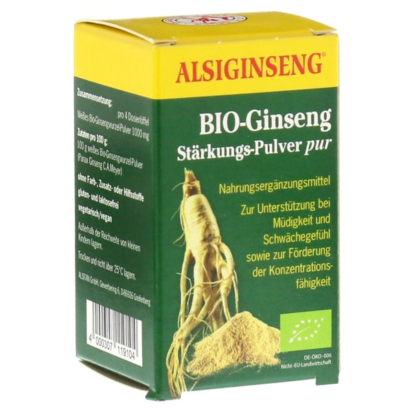 Alsiginseng Stärkungspulver pur 30 g