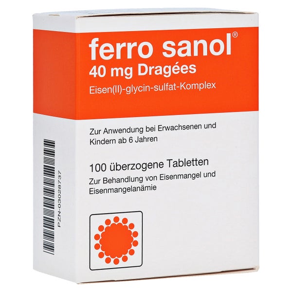 Ferro Sanol Überzogene Tabletten 100 St