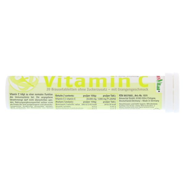 Vitamin C 1000 mg AmosVital Brausetablet 20 St