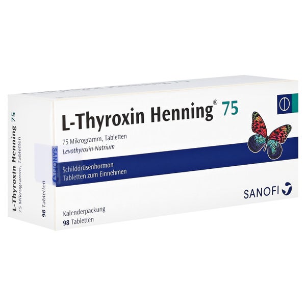 L-THYROXIN 75 Henning Tabletten in Kalenderpackung 98 St
